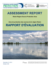 An image of the front cover of the Raisin Region Assessment Report